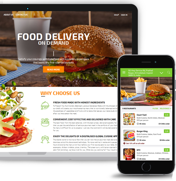food and grocery delivery app