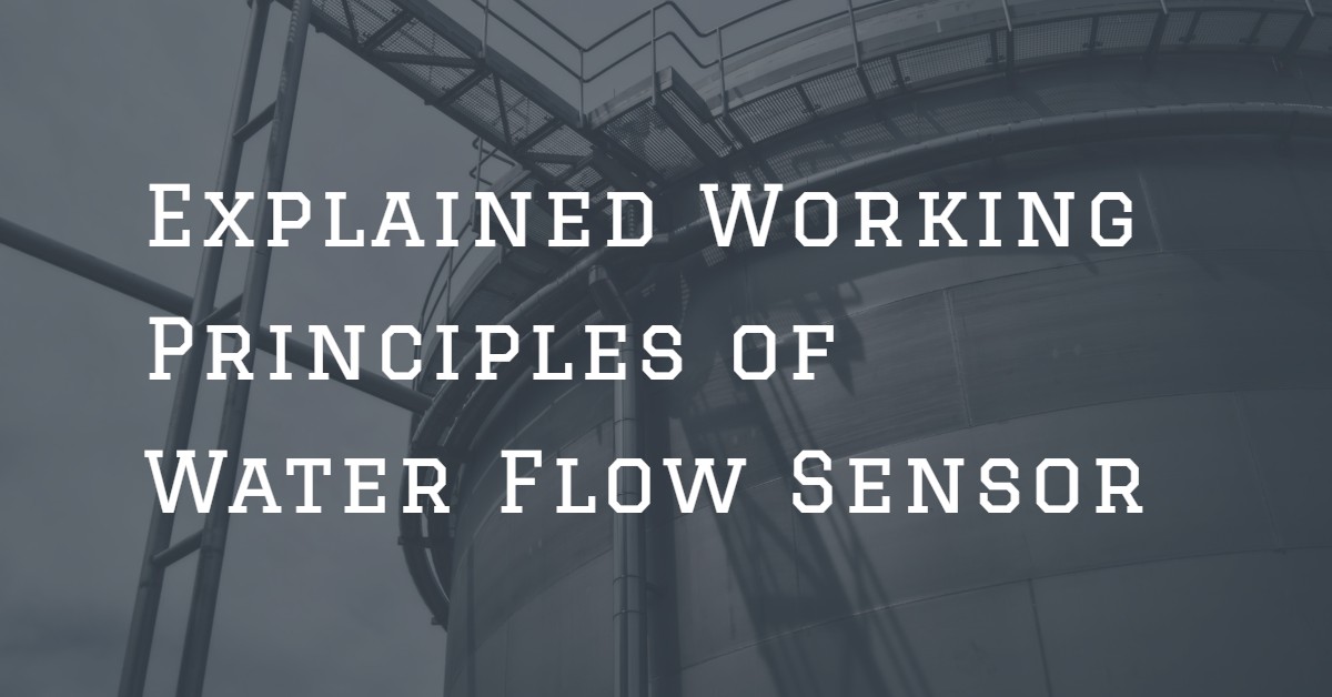 water flow sensor