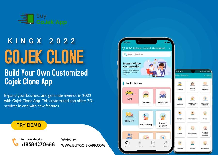 kingx gojek clone app