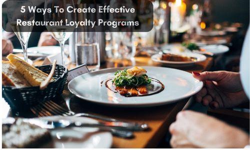 restaurant loyalty programs