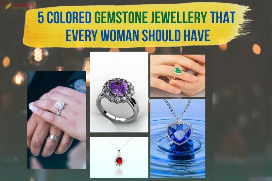colored gemstone jewellery