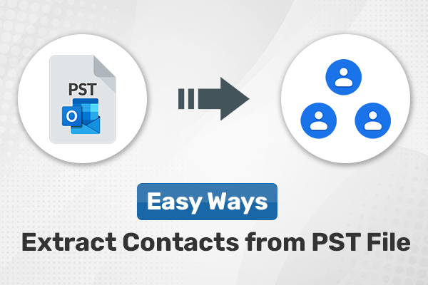 extract contacts from OST file