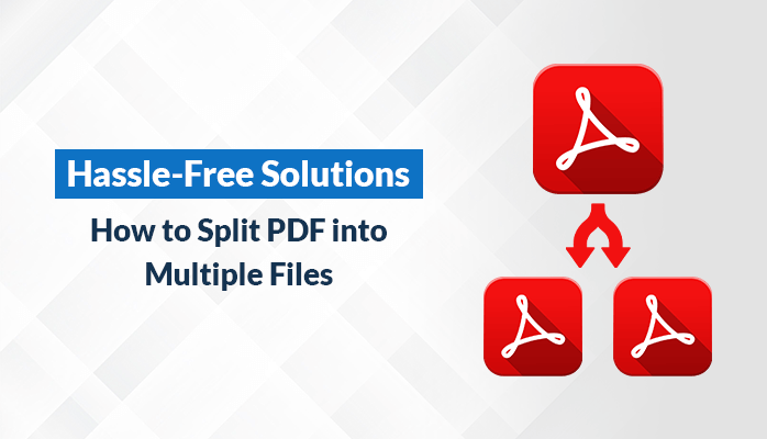 split PDF into multiple files