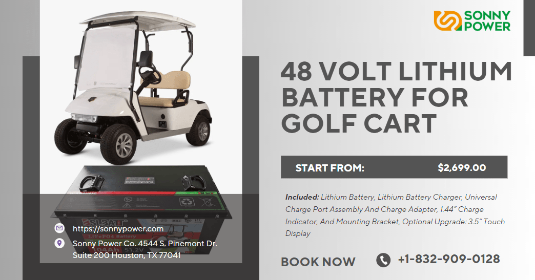 48 volt lithium battery for golf cart