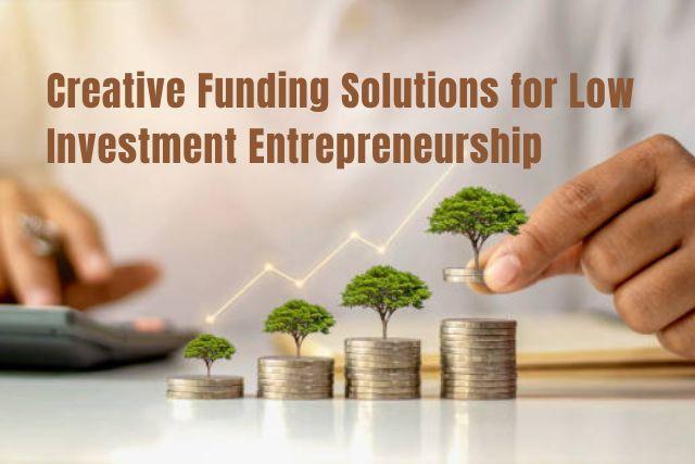 low investment entrepreneurship