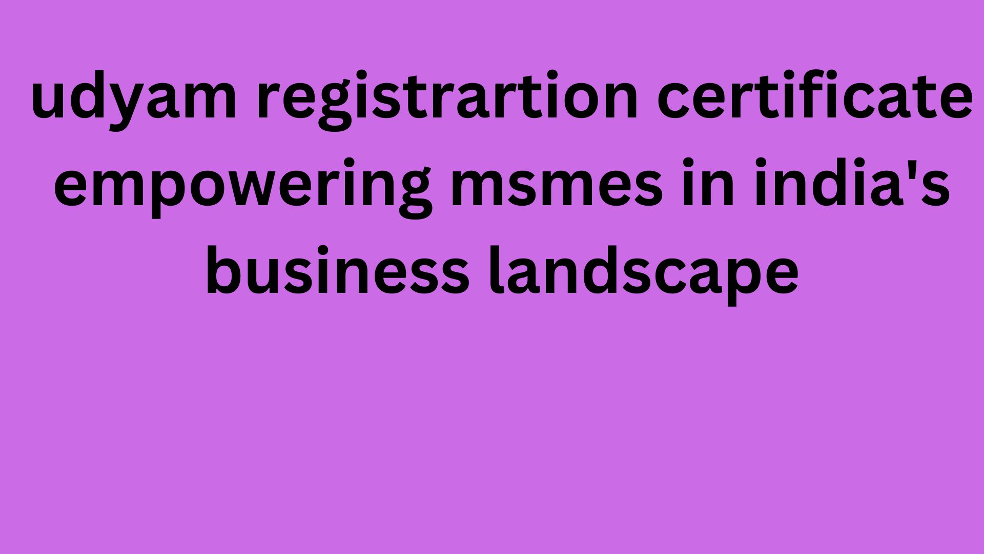 msme registration fee