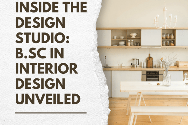 Inside the Design Studio B.Sc in Interior Design Unveiled