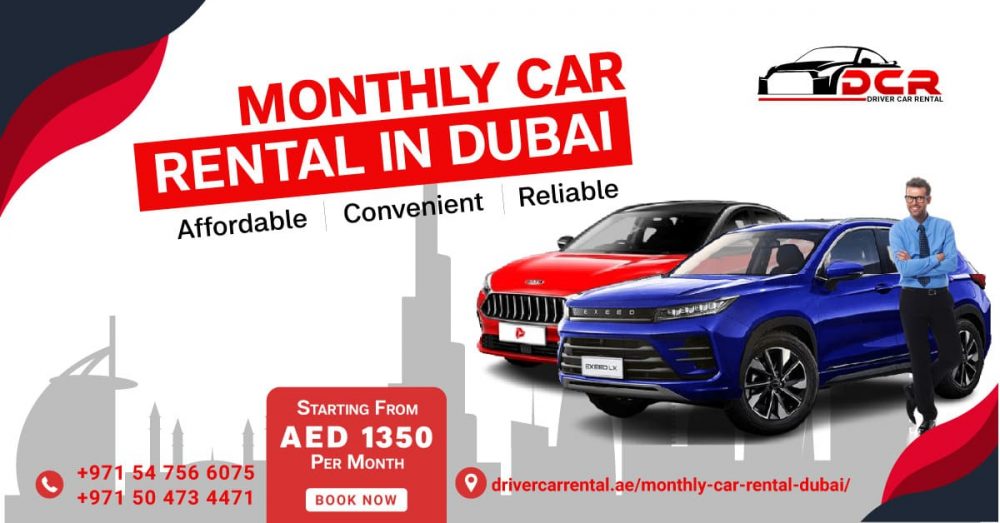 Experience Freedom with Monthly Car Rental in Dubai