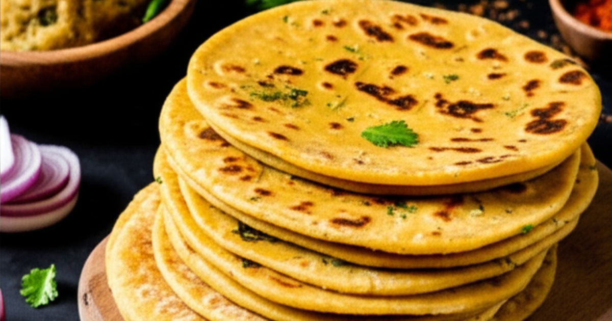 Missi Roti Recipe: How to Make Spicy Chickpea Flour Flatbread at Home_short