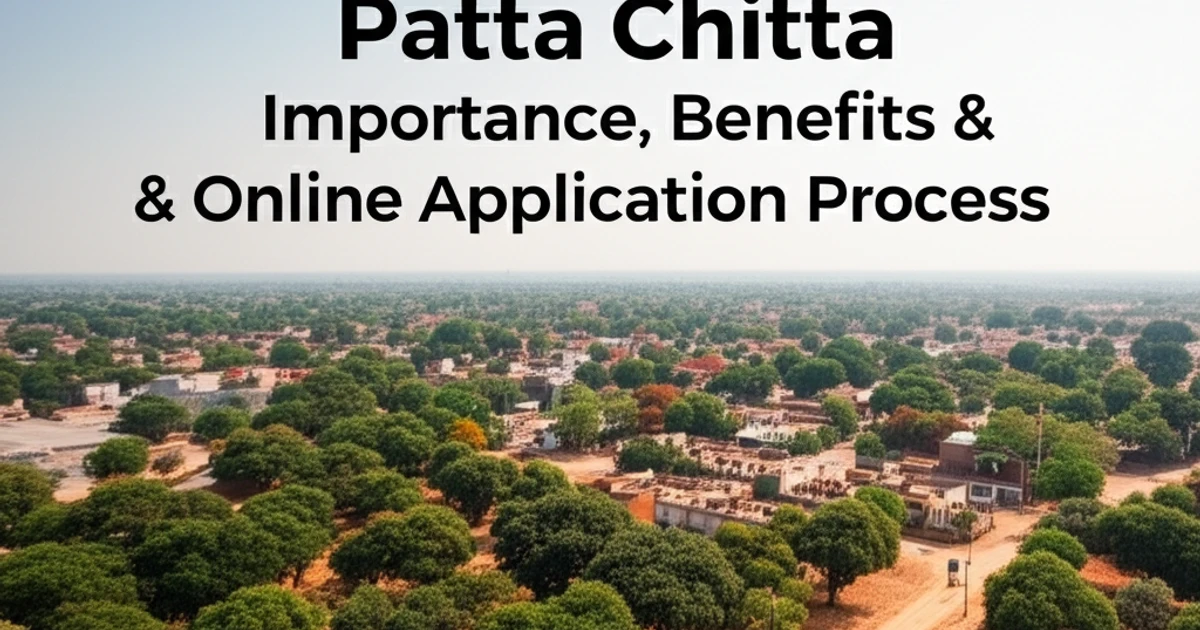 Patta Chitta: Importance, Benefits & Online Application Process_short