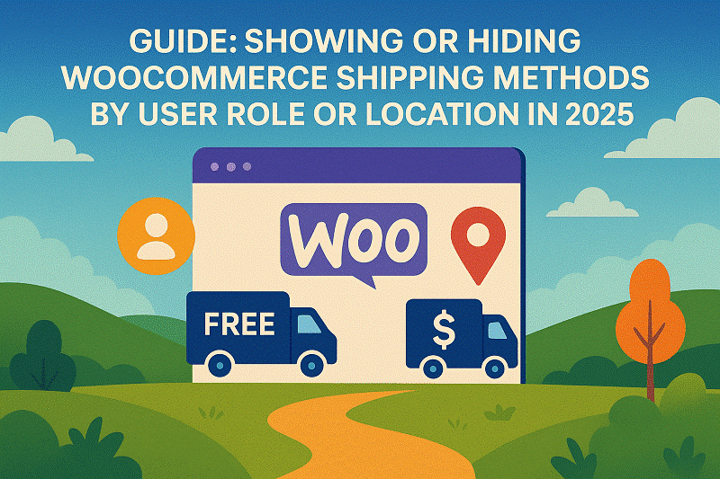 Guide: Showing or Hiding WooCommerce Shipping Methods by User Role or Location in 2025