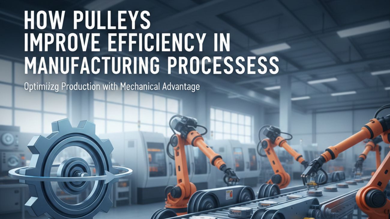How Pulleys Improve Efficiency In Manufacturing Processes