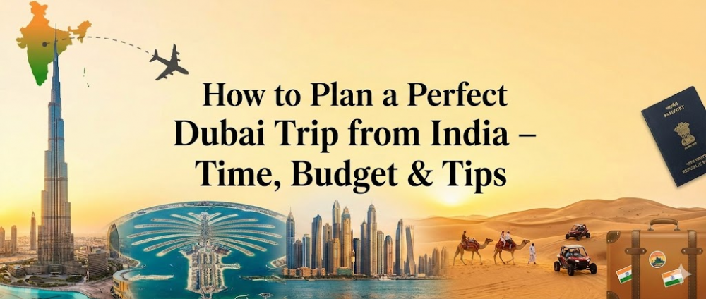How to Plan a Perfect Dubai Trip from India – Time, Budget & Tips
