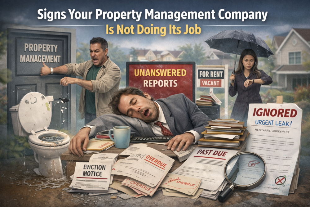 Property Management Company Failing Quiet Signs