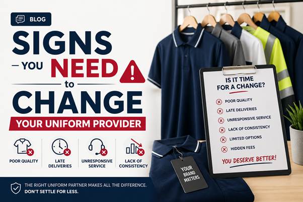 Signs You Need to Change Your Uniform Provider