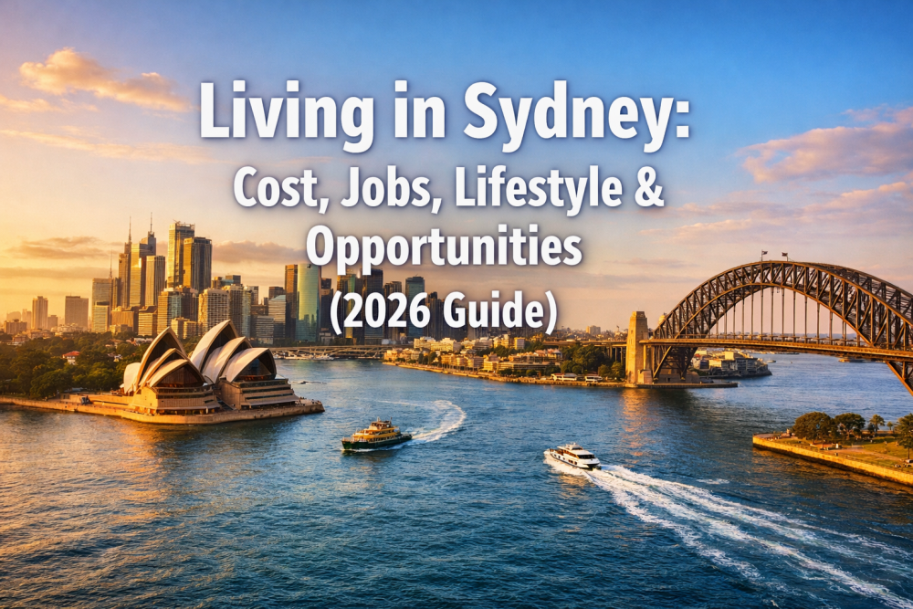 Living in Sydney: Cost, Jobs, Lifestyle & Opportunities (2026 Guide)