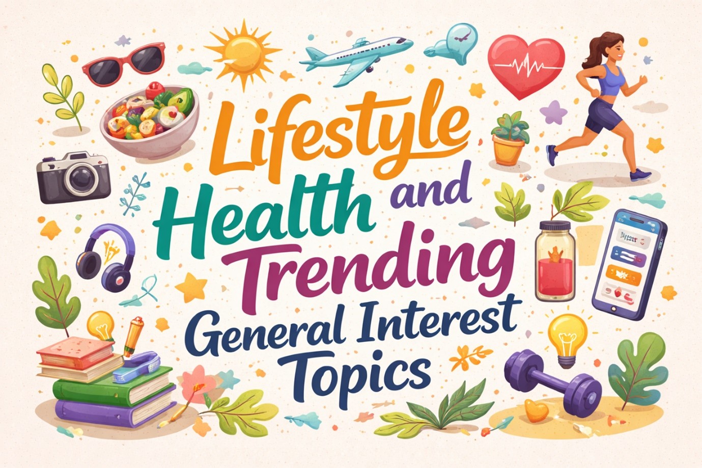 Lifestyle, health and trending general interest topics