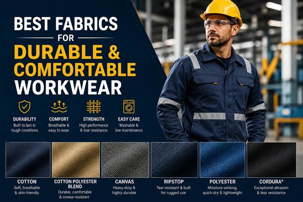 Best Fabrics for Durable and Comfortable Workwear