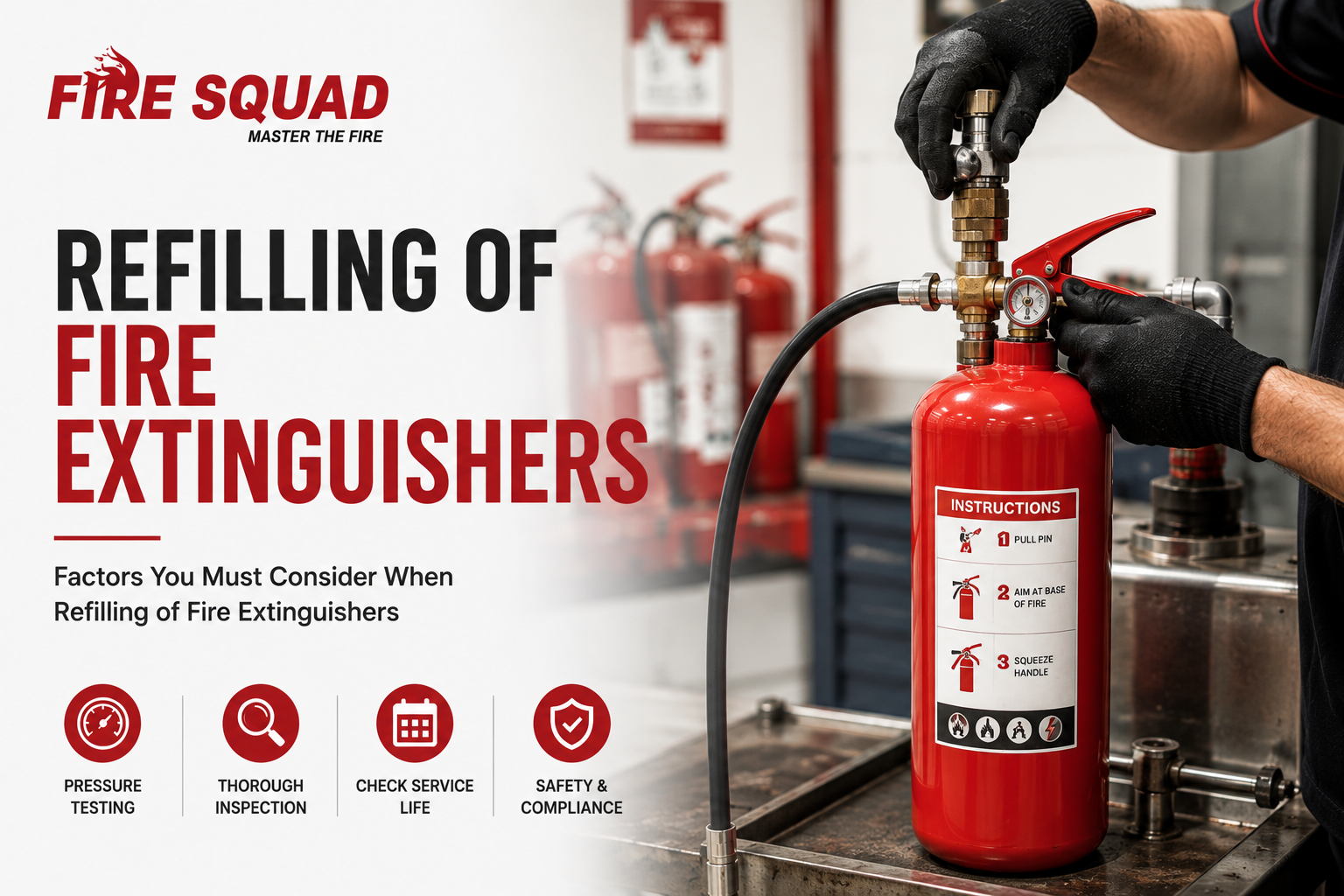 Factors You Must Consider When Refilling of Fire Extinguishers 