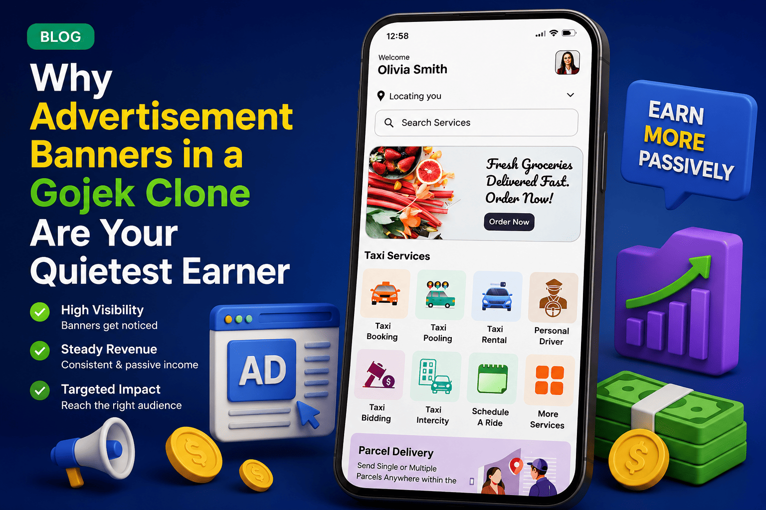 Why Advertisement Banners in a Gojek Clone Are Your Quietest Earner