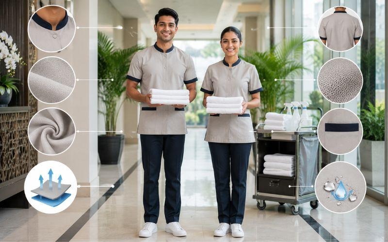Best Fabrics for Housekeeping Staff in Hot Climates