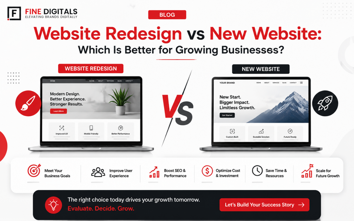 Website Redesign vs New Website: Which Is Better for Growing Businesses?