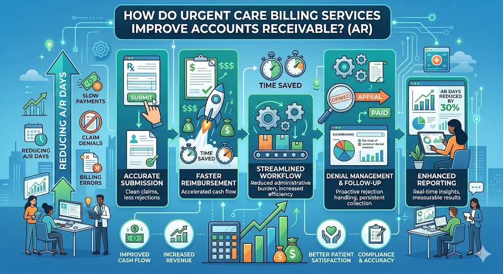 How Do Urgent Care Billing Services Improve Accounts Receivable?