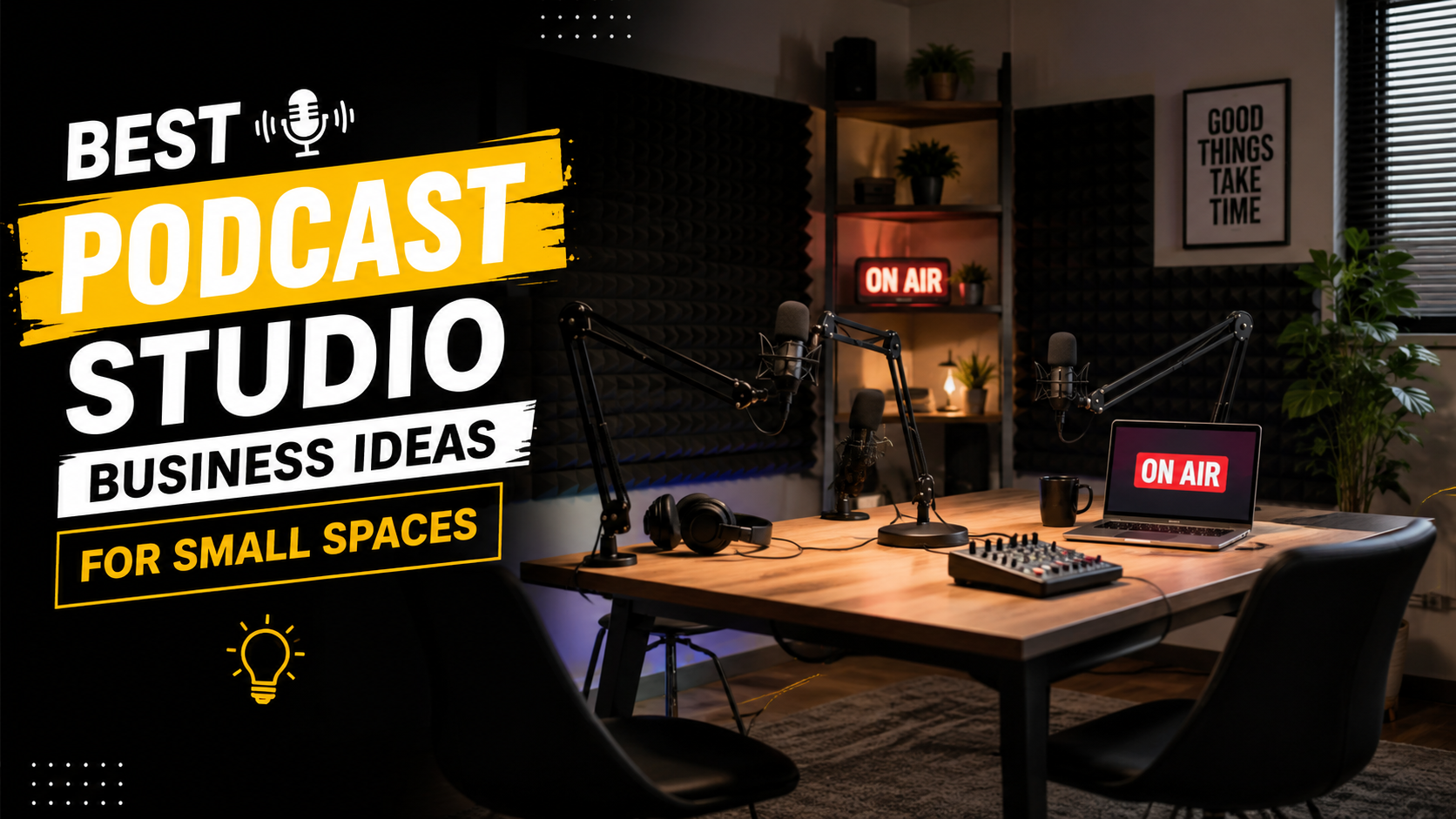 Best Podcast Studio Business Ideas for Small Spaces 