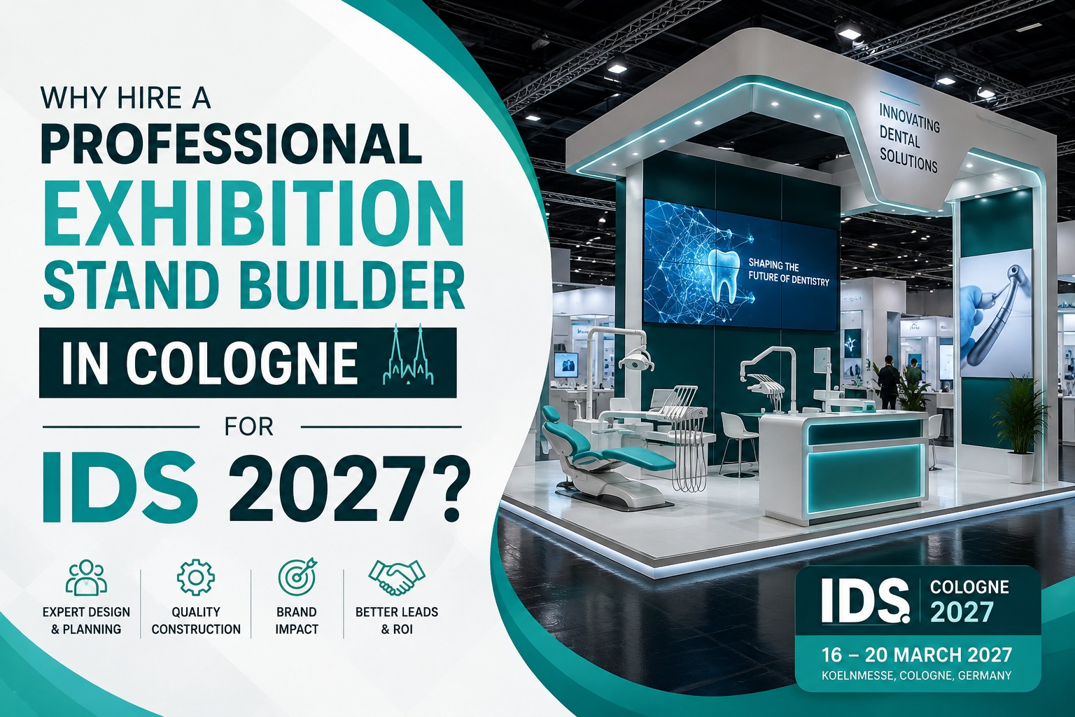 Why Hire a Professional Exhibition Stand Builder in Cologne for IDS 2027?