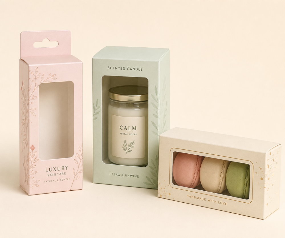 Custom Window Boxes for Stronger Branding and Better Shelf Appeal 