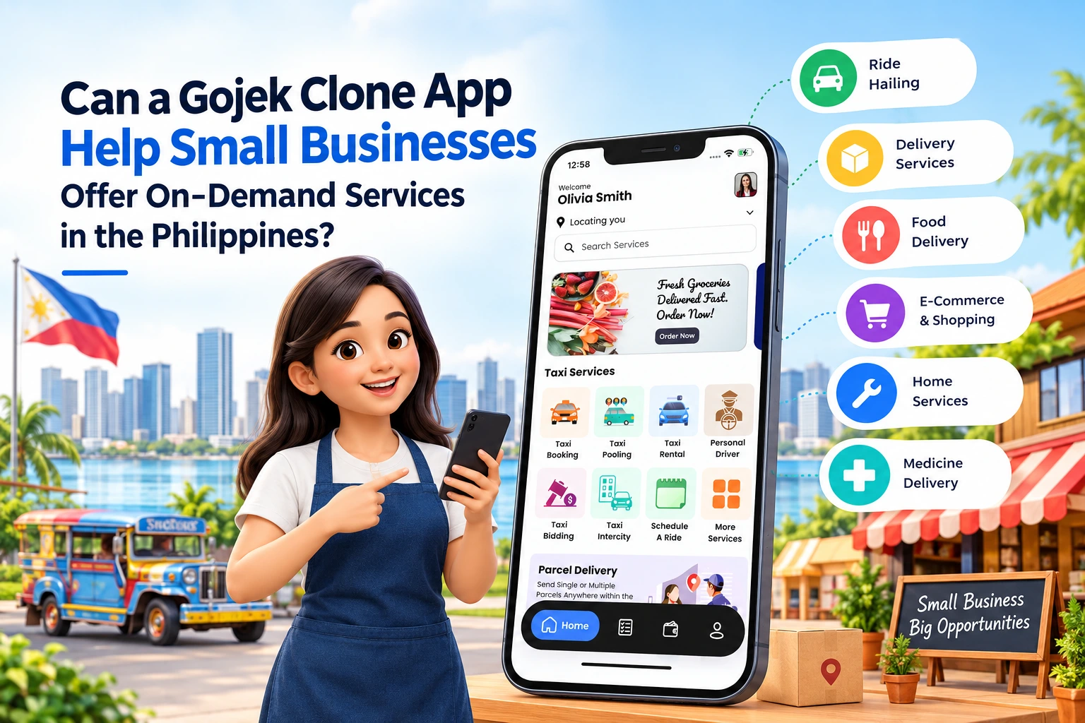 Can a Gojek Clone App Help Small Businesses Offer On-Demand Services in the Philippines?
