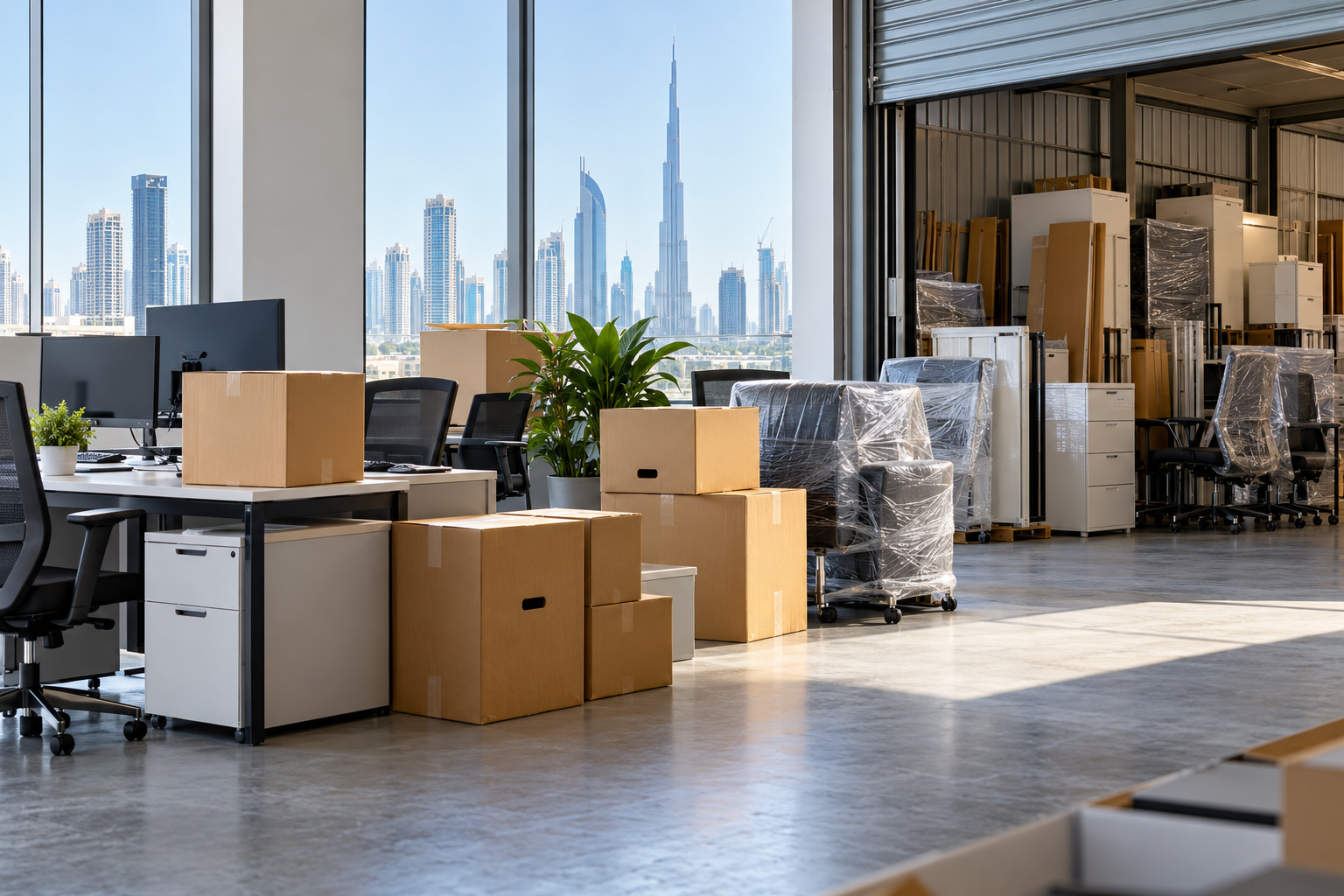 Moving Offices in Dubai: What to Do with Furniture, Files, and IT Equipment During the Gap